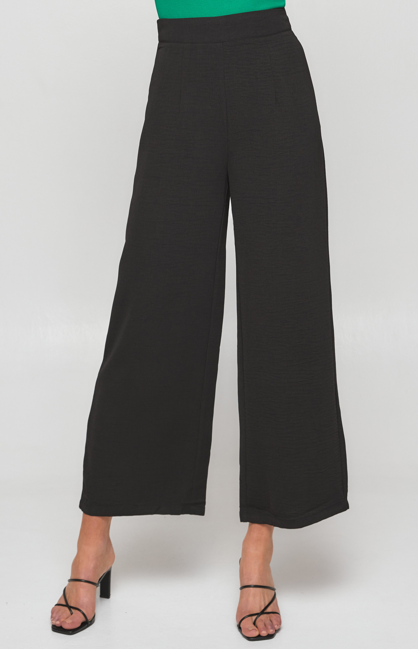 Textured Wide Leg Pants (SPA362A)